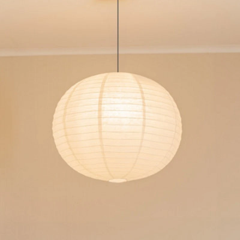 Image of VALUELIGHTS Isla White Paper Globe Ball Dome Easy Fit Ceiling 60cm Lamp Shade 27011