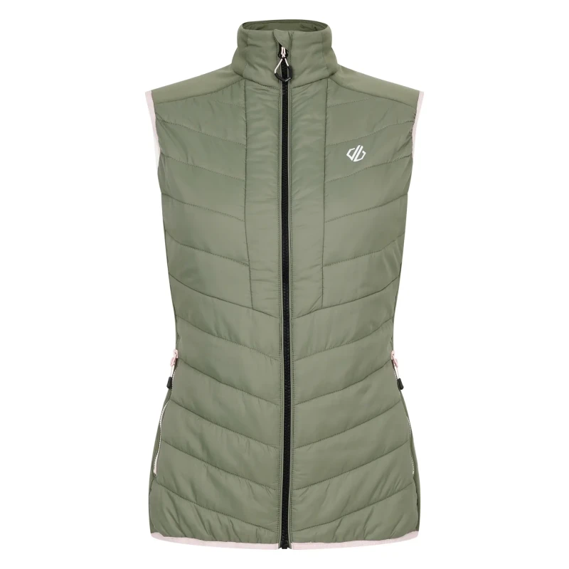 Image of Womens sleeveless down jacket Dare 2B Liven Vert Female 38