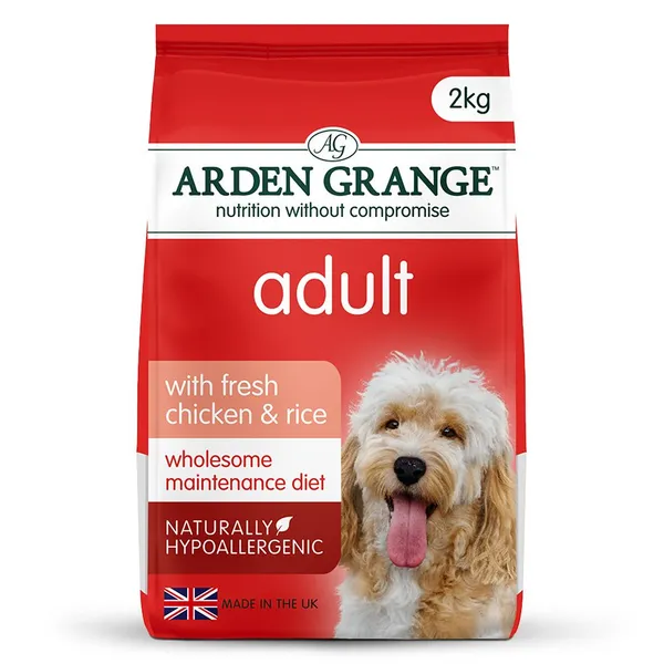 image of Arden Grange Adult Chicken and Rice Dog Food 2kg