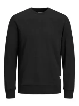 Image of JACK & JONES Basic Crew Neck Sweatshirt Men Black