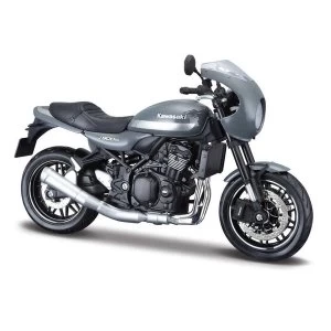 Image of 1:12 Kawasaki Cafe Motorbike Diecast Model
