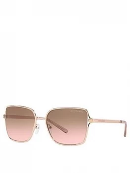 Image of Michael Kors Cancun Sunglasses - Rose Gold