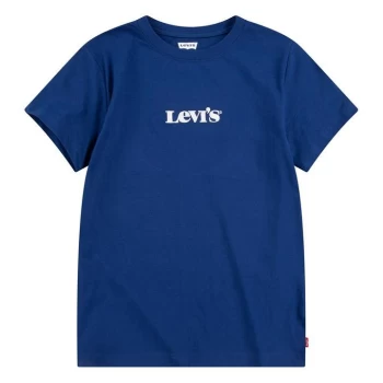 Levis Short Sleeve Graphic T Shirt - Blue