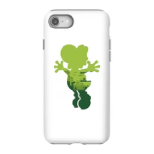 Image of Nintendo Super Mario Yoshi Silhouette Phone Case - iPhone 8 - Tough Case - Gloss