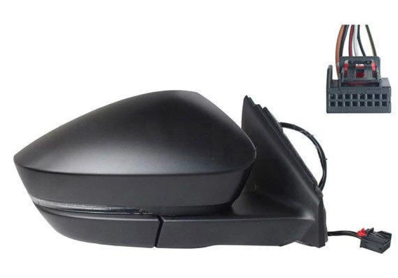 Image of ALKAR 9028771 Wing mirror Right, Electric, Convex Outside Mirror (50)