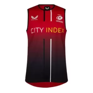 Image of Castore Saracens Training Vest Mens - Red