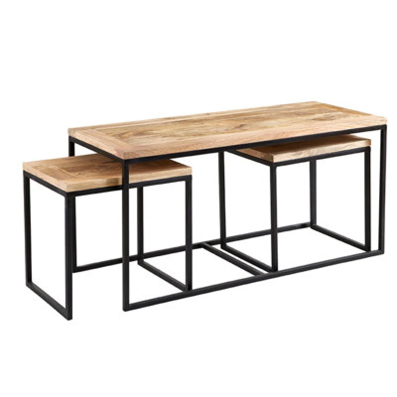Image of Indian Hub Cosmo Industrial John Long Coffee Table
