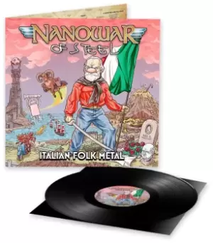 Nanowar Of Steel Italian folk metal LP black