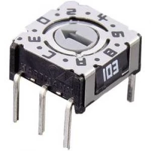 image of Hartmann P36 101 Rotary Coding Switch Compact Design Setting slotstraight 0.1 A