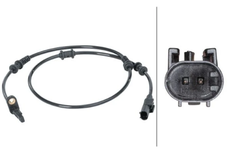 Image of HELLA ABS sensor HELLA 6PU 012 679-871