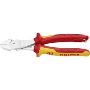 image of Knipex 74 06 200 T VDE Kraft side cutter 200 mm