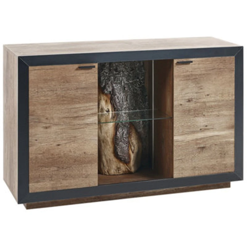 Image of Beliani Cabinet Marana Brown/ Black
