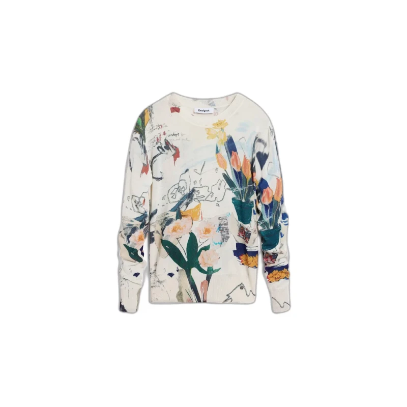 Image of Desigual Woman sweater Desigual Lacroix Blanc Female L