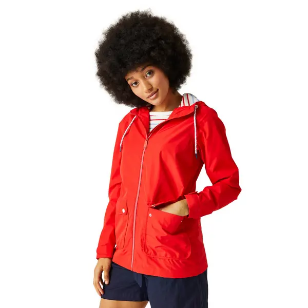 Image of Regatta Womens Bayletta Full Zip Hooded Rain Coat 10 - Bust 34' (86cm)