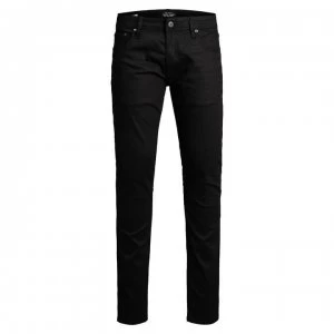 image of Jack and Jones Jack Tim Tapered Jeans - Black 220