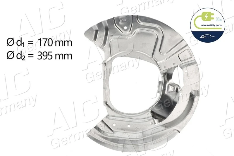 Image of Brake disc backing plate AIC 57761