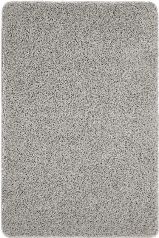 Image of THE RUGS Washable Non Slip Shaggy Rug Soft Stain Resistant Plain in Light Grey Size: 67cm x 150cm Light Grey Unisex 67cm x 150 cm