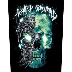 image of Avenged Sevenfold - Mechanical Skull Back Patch