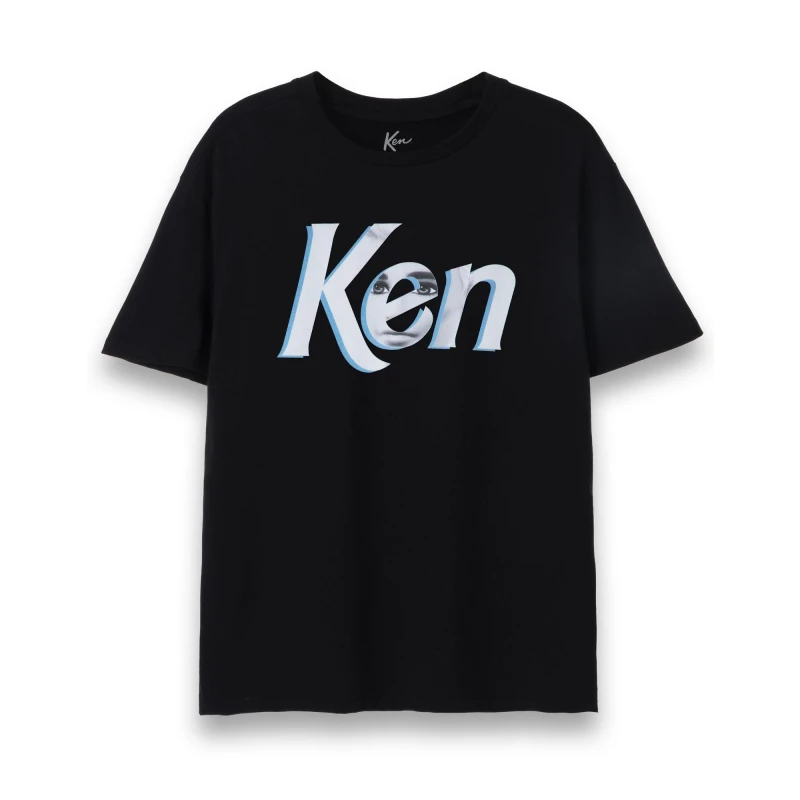 Image of Barbie Short Sleeved T-Shirt Black male