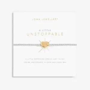 Image of Unstoppable Silver And Gold 17.5cm Stretch Bracelet 6074