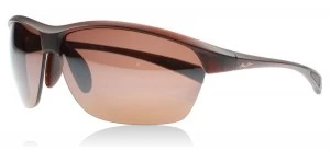 Image of Maui Jim Middles Sunglasses Matte Rootbeer H428-26M Polariserade 72mm