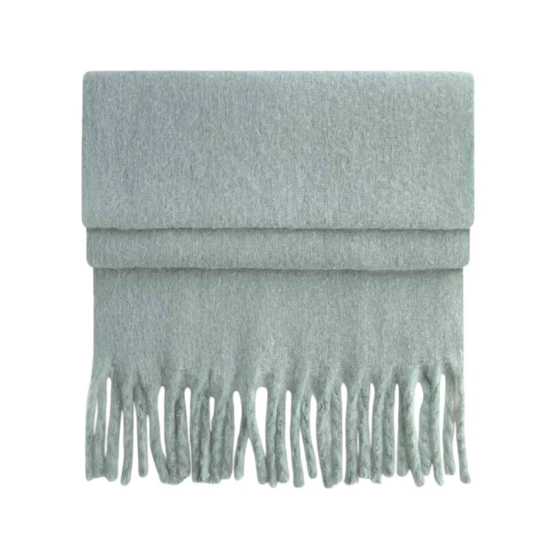 Image of Beechfield Womens Fluffy Scarf in Mint Mint Female One Size