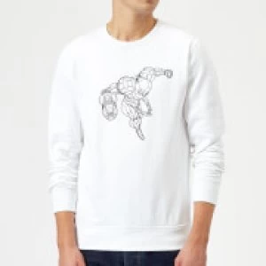 Image of Nintendo Super Metroid Samus Sweatshirt - White - S