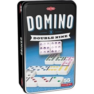 Image of Double 9 Domino Tin Board Game