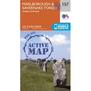 Image of Marlborough and Savernake Forest: 157 by Ordnance Survey (Sheet map, folded, 2015)