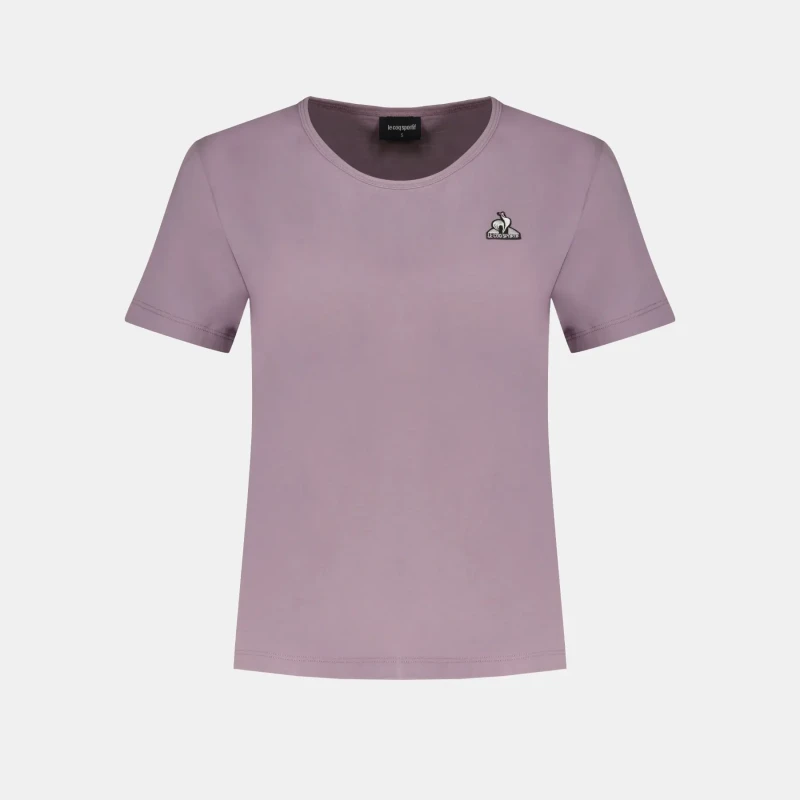 Image of Le Coq Sportif Womens T-Shirt Le Coq Sportif Contemporain SP No. 1 Violet Female L