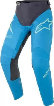 image of Alpinestars Racer Braap Motocross Pants, black-blue, Size 32, black-blue, Size 32