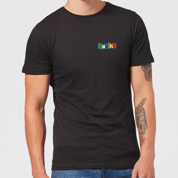 Image of Rubik's Core Logo Pocket Mens T-Shirt - Black - XS - Black