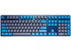 Image of Ducky One3 Daybreak keyboard USB UK English Blue, Yellow, Grey
