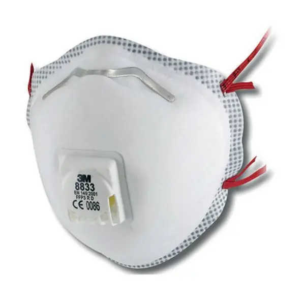 Image of 3M 3M 8833 Mask Ffp3V (Pack of 5) 3M8833SP