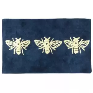 Image of Furn Bumblebee Bath Mat (One Size) (Navy)