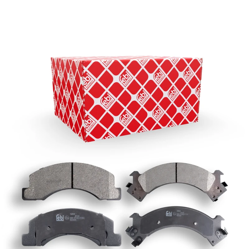Image of FEBI BILSTEIN 16954 Brake pad set Front Axle, with acoustic wear warning Brake Pad Set,disc brake (402)