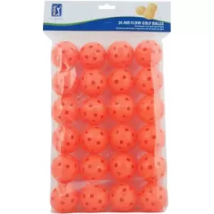 Image of PGA Tour Air Flow Practice Golf Balls - Orange