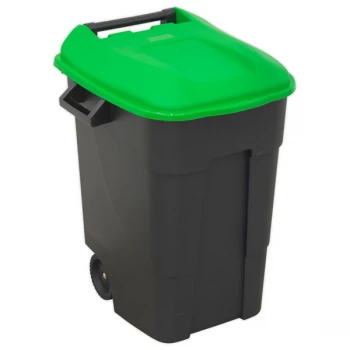 Image of Sealey BM100G Refuse/Wheelie Bin 100L - Green