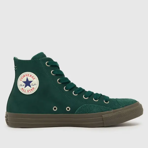 Image of Converse all star hi trainers in dark green Dark Green UK 7 (EU 40)