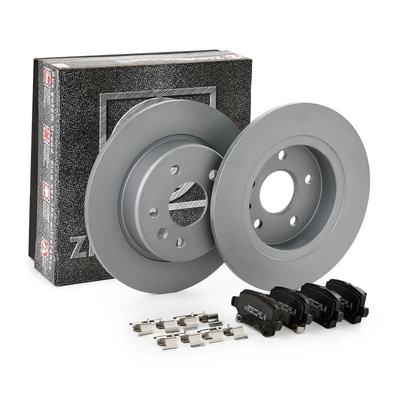 Image of ZIMMERMANN Brake discs and pads set ZIMMERMANN 640.4245.00