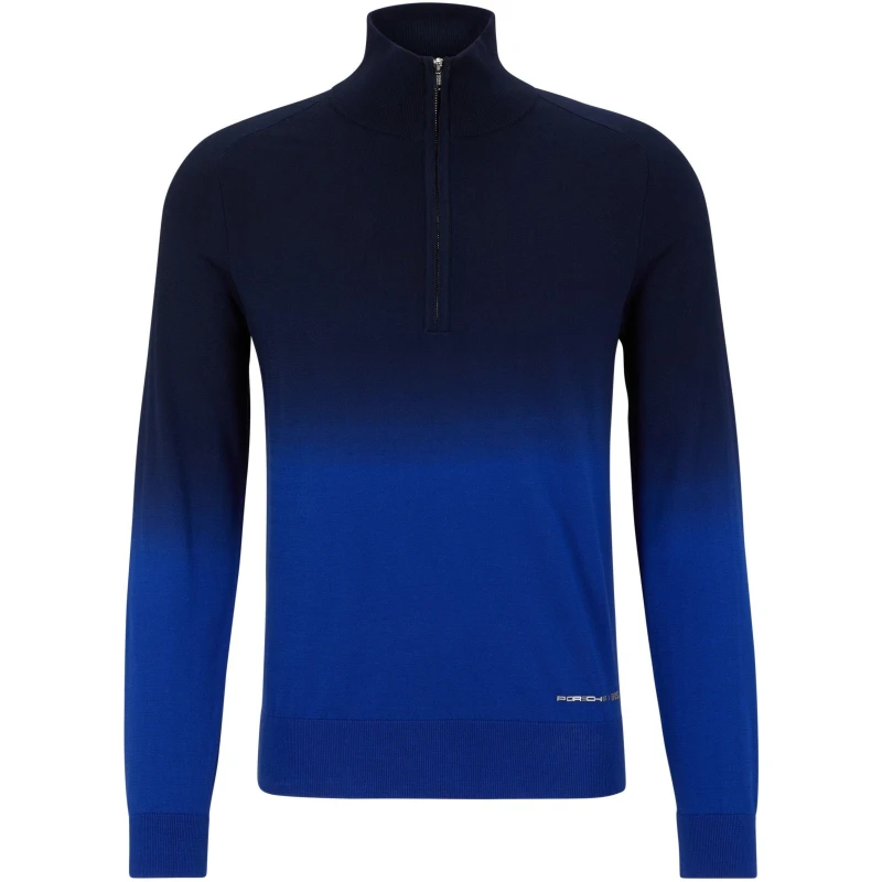 Image of Boss Mens Gesso Ps Crew Sweatshirt Bright Blue male M