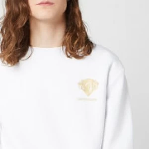 Image of Harry Potter Gryffindor Unisex Embroidered Sweatshirt - White - L