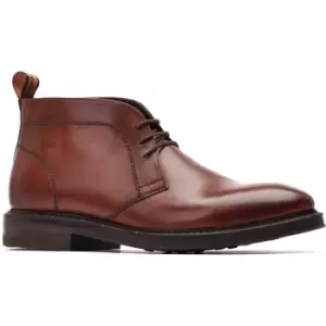 Image of Base London Mens Denali Lace Up Leather Chukka Boots UK Size 10 (EU 44)