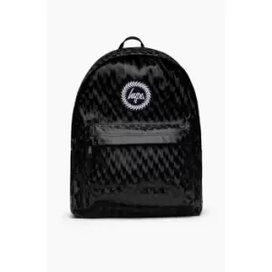 image of Hype Steel Crest Backpack (One Size) (Black/White)