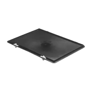 Image of Locking lid, for LxW 400 x 300 mm, black, pack of 5