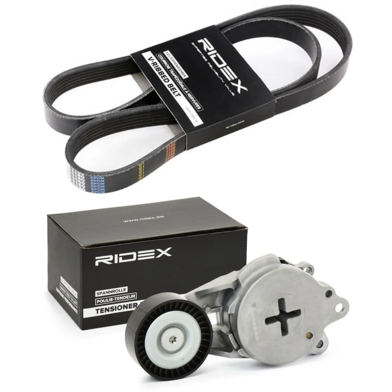 Image of RIDEX 542R1261 V-ribbed belt set V-Ribbed Belt Set (542)