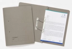 Guildhall Sprial File Foolscap 285gsm Grey PK25