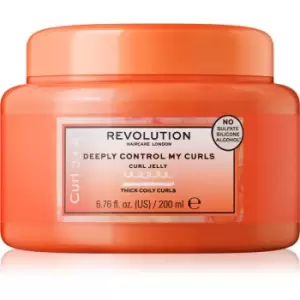 image of Revolution Haircare My Curls 3+4 Deeply Control My Curl Styling Jelly for Curly Hair 200ml