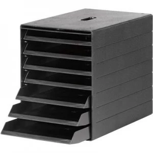 Image of Durable Desk drawer box 1712001060 Black C4, A4 No. of compartments: 7