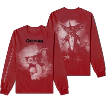 Image of Warner Bros - Gremlins Graphic Unisex X-Large T-Shirt - Red